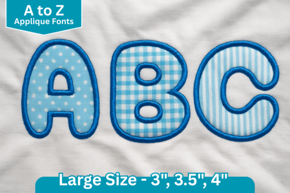 Bubble Applique Font Review for Business Merch