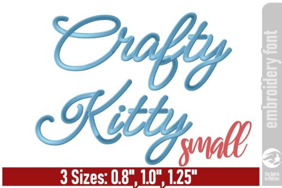 Crafty Kitty Embroidery Font - Small Review