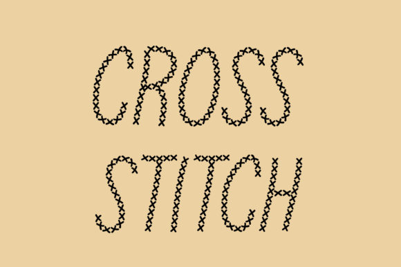 Cross Stitch Font: A Boutique Sweatshirt Review