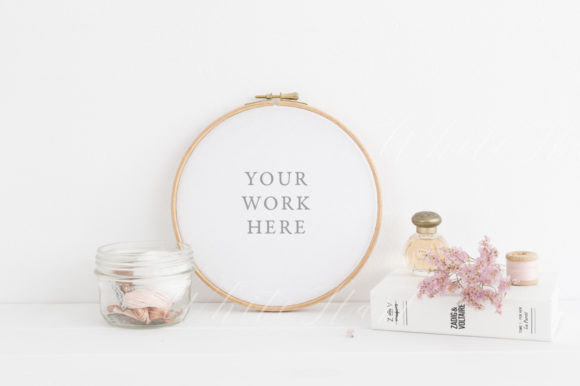Embroidery Hoop Mockup: PSD & PNG Review