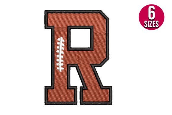 Football Font Alphabet Letter R: Sweatshirt Design Review