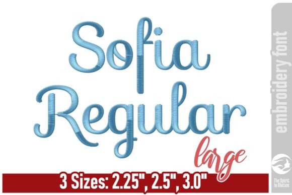 Sofia Regular Embroidery Font - Large Review