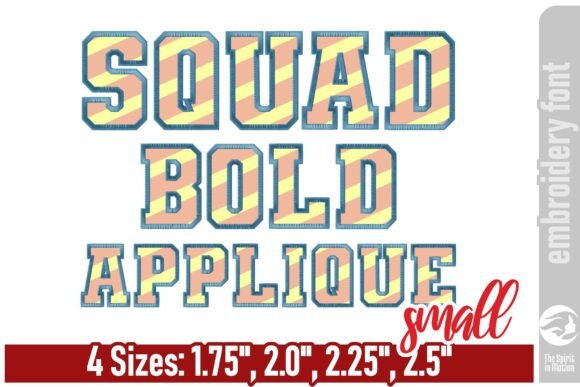 Squad Bold Applique Font: A Designer Review